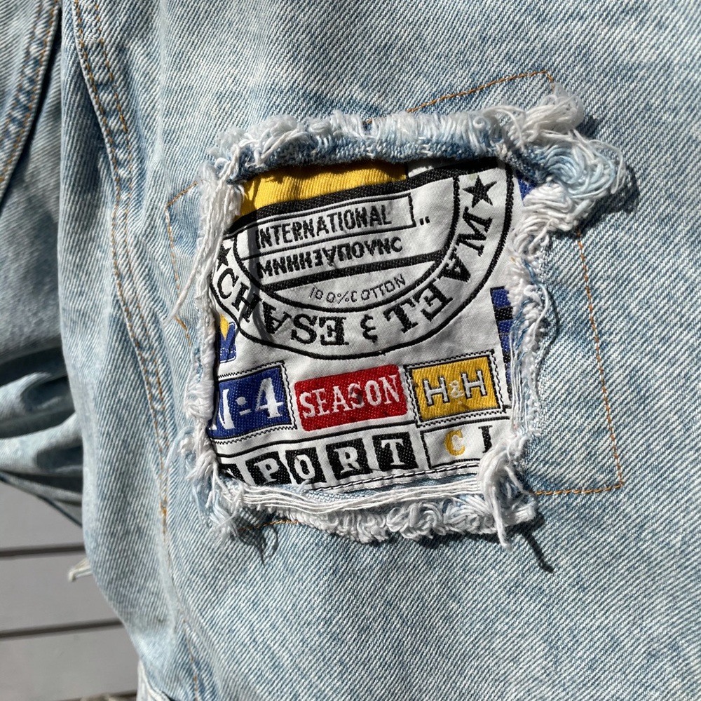 Vintage Cropped Denim Jacket - Picture 7 of 7